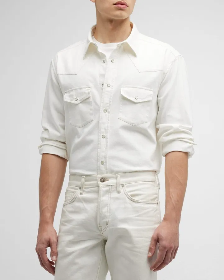 Men's Western Cotton Sport Shirt