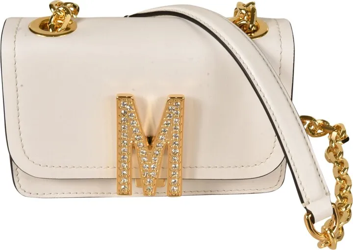 Logo Embellished Shoulder Bag