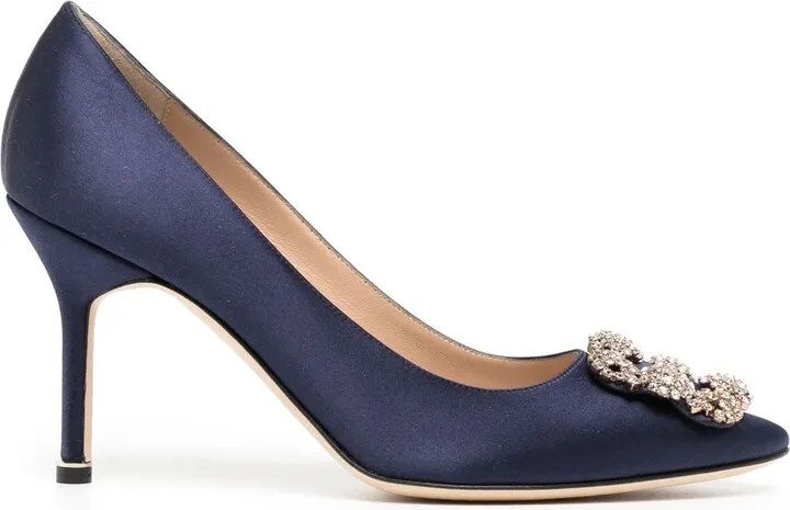 Hangisi 90mm satin pumps