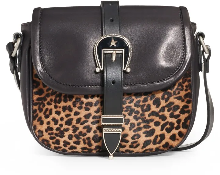 Small Rodeo Leather & Genuine Calf Hair Shoulder Bag