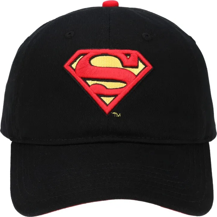 Warner Brothers Men's Dc Comics Superman Low Profile Unstructured Dad Hat Adjustable Baseball Cap