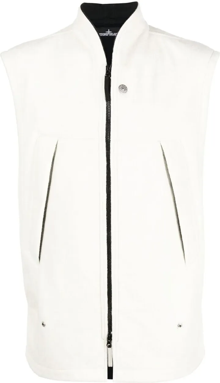 Zip-Up Sleeveless Gilet