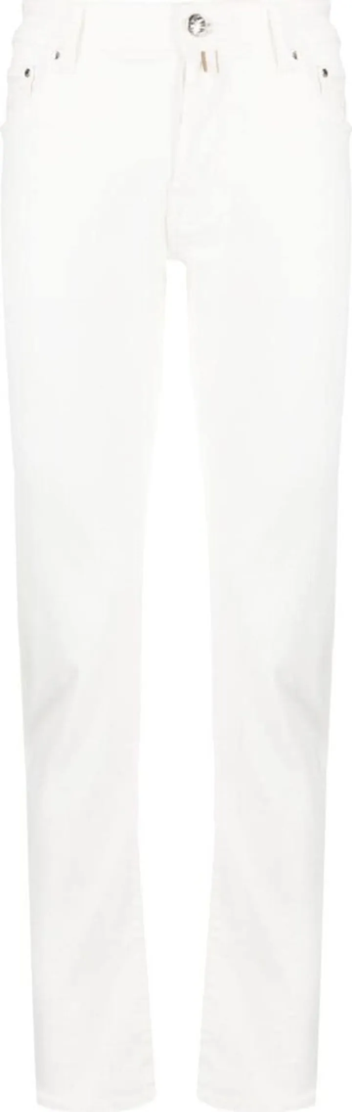 Logo-Patch Slim-Cut Trousers