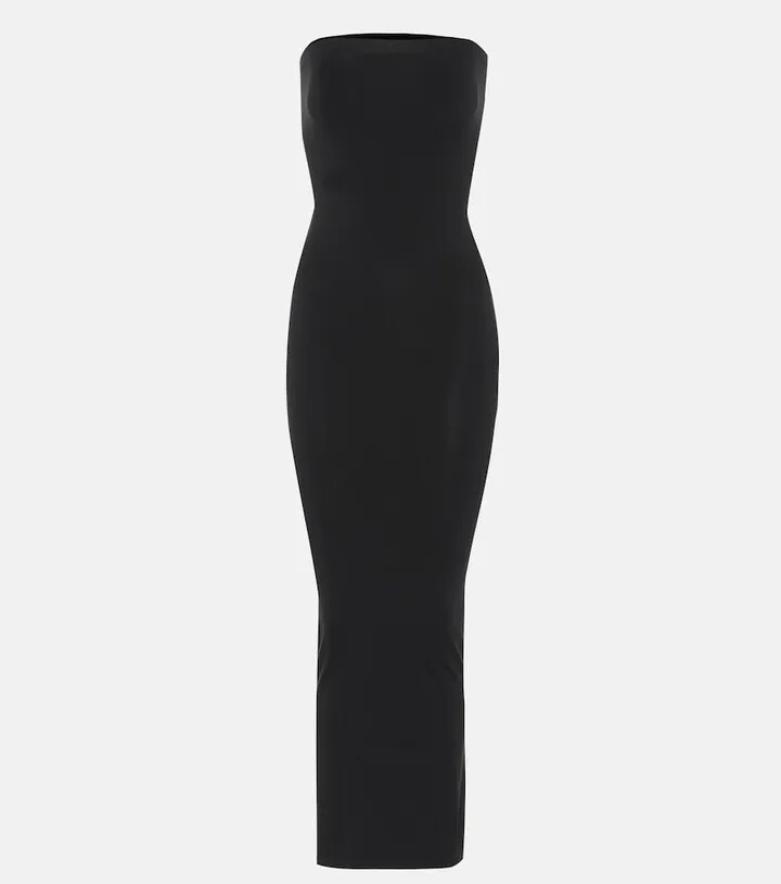 Fatal stretch slip dress