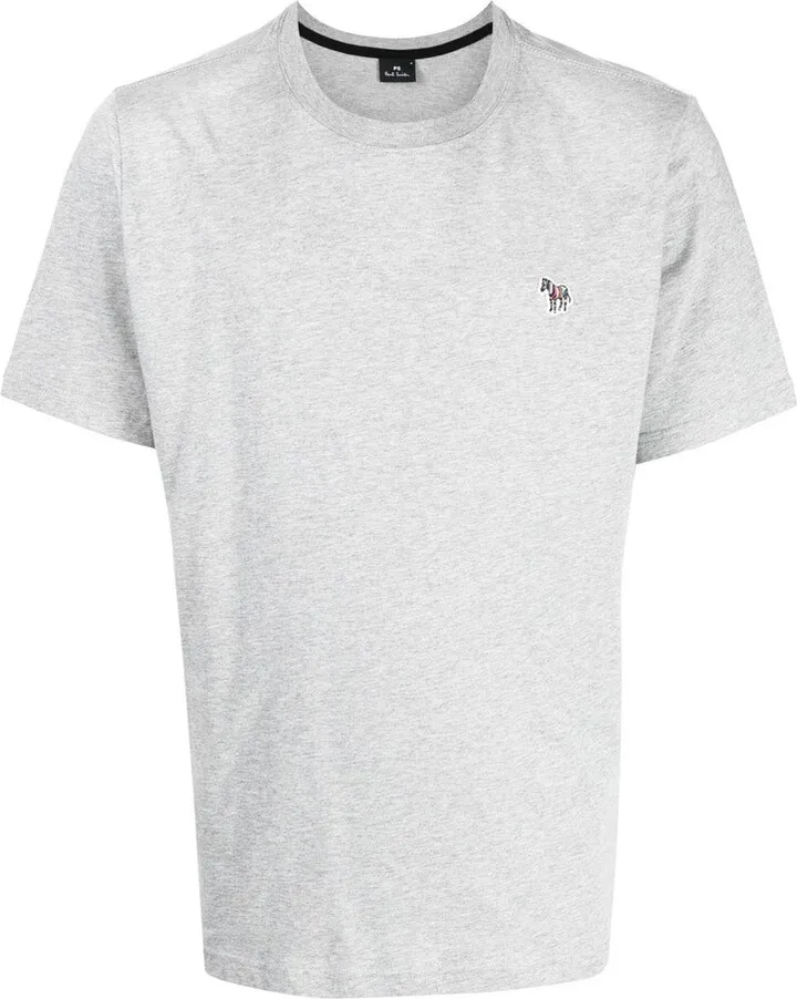 Zebra embroidered-logo t-shirt