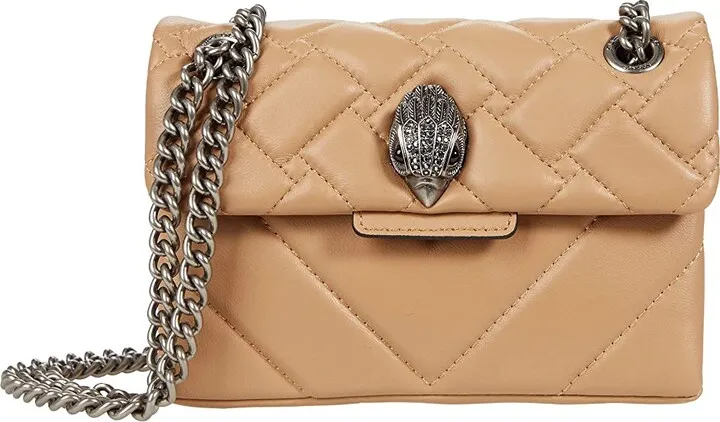 Kurt Geiger London Mini Kensington Crossbody Bag (Camel) Cross Body Handbags