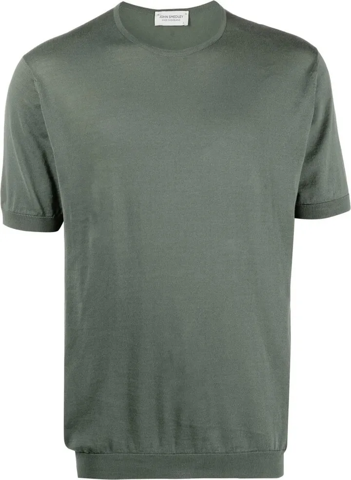 round-neck cotton T-shirt