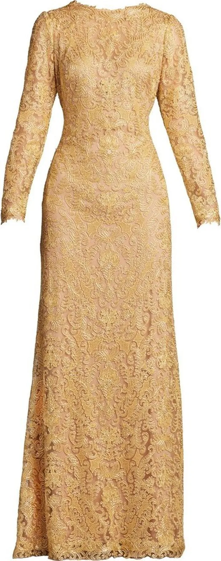 Lace Floor-Length Dress