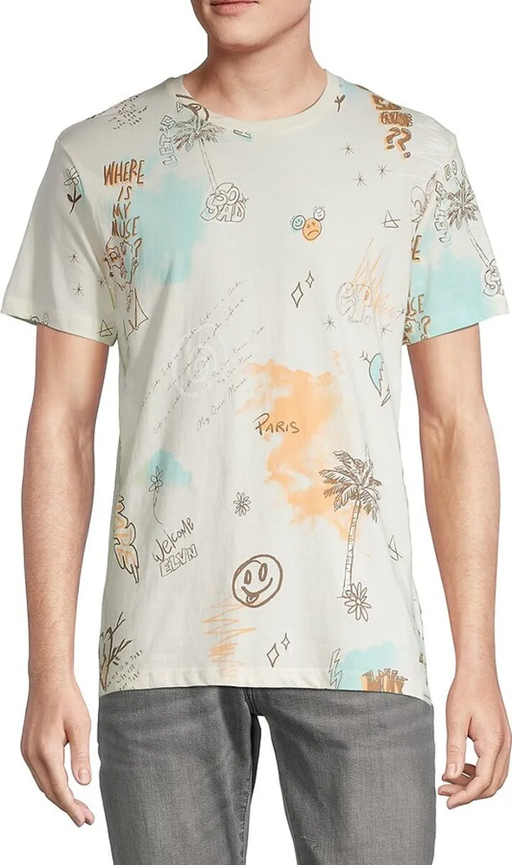 Tie Dye Sketch Tee