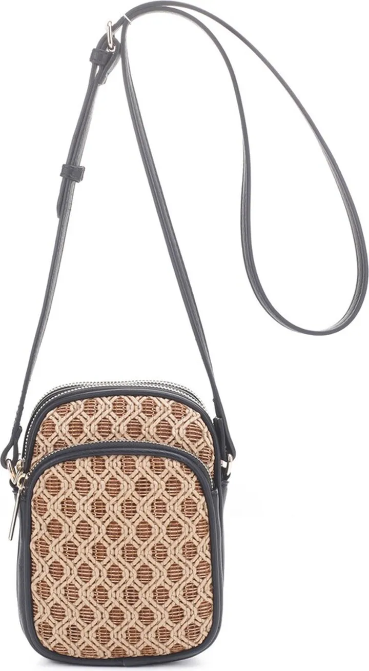 Josephine Woven Vegan Leather Crossbody