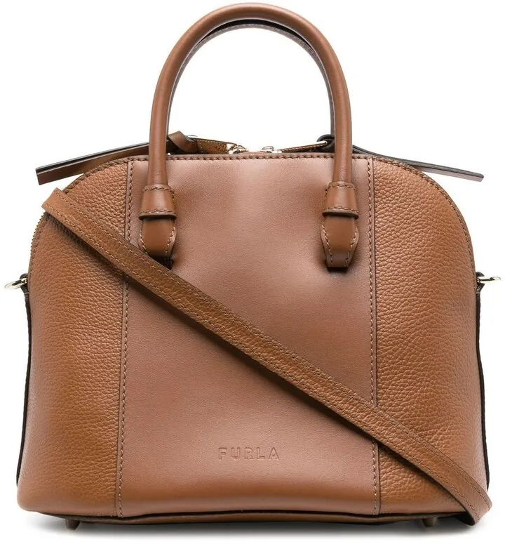 Logo-Debossed Panelled Tote Bag