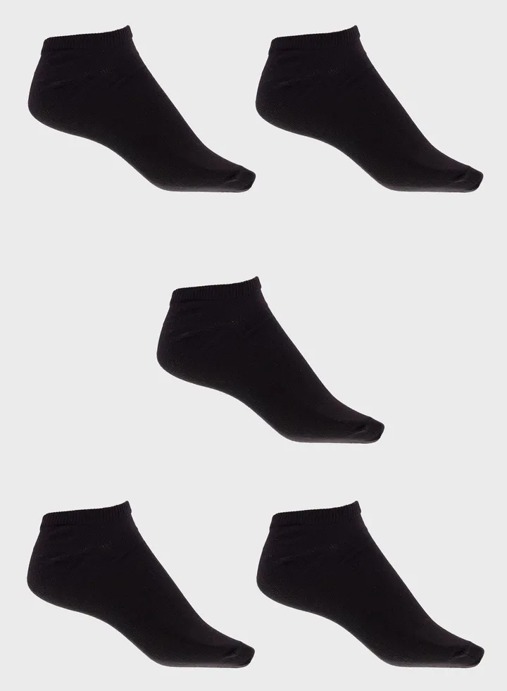 5 Pack Cotton Rich Trainer Liner Socks