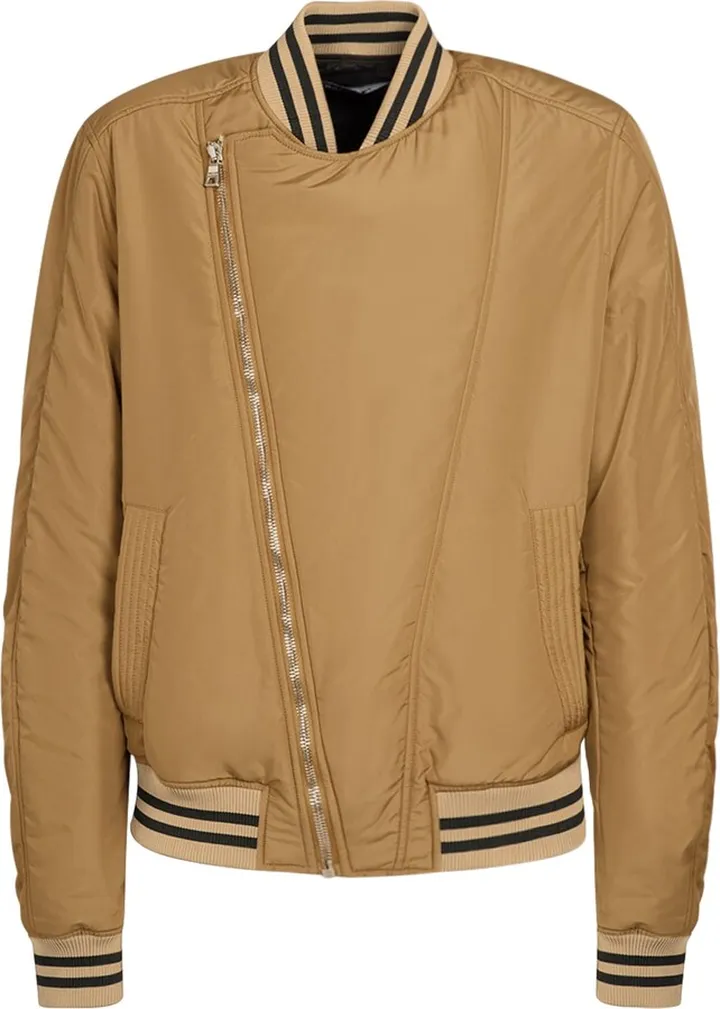 Logo nylon bomber jacket