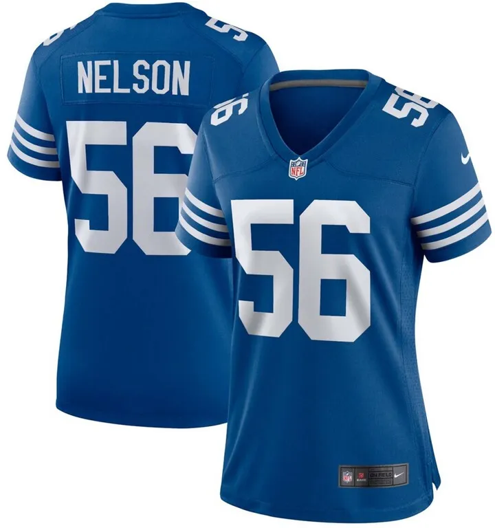 Women's Quenton Nelson Royal Indianapolis Colts Alternate Game Jersey