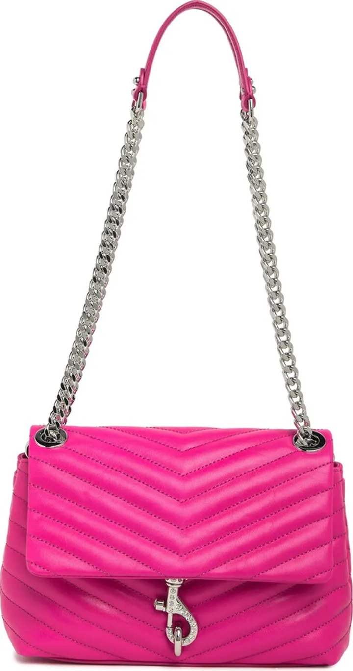 Edie Quilt Leather Crossbody Bag