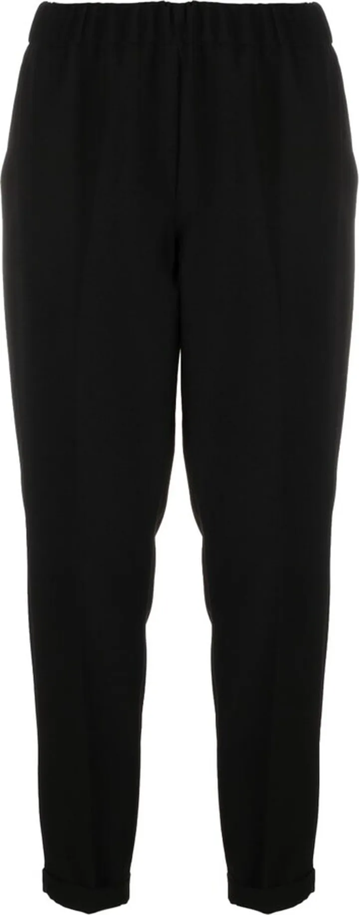 Slim-Fit Cropped Trousers