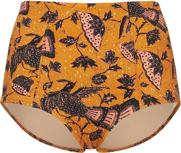 Corsica printed bikini bottom