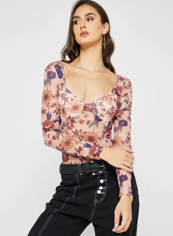 Sweetheart Neck Top