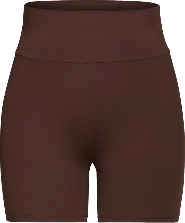 Womens Fitted Midi Bike Shorts