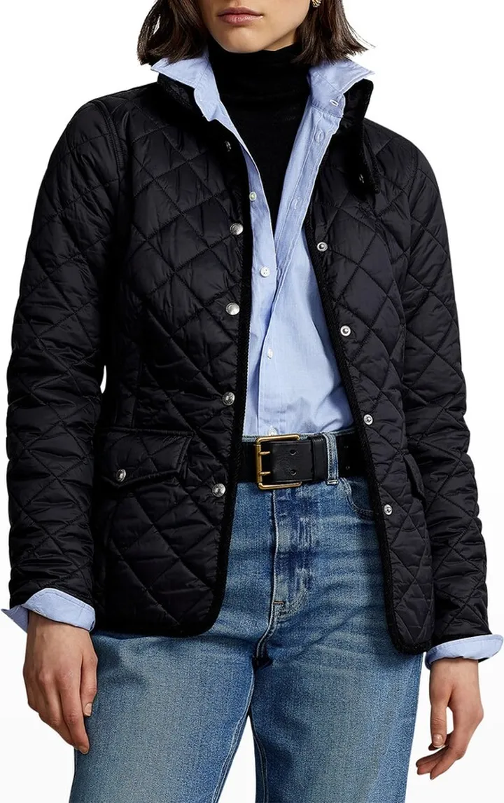 Water-Repellant Quilted Jacket