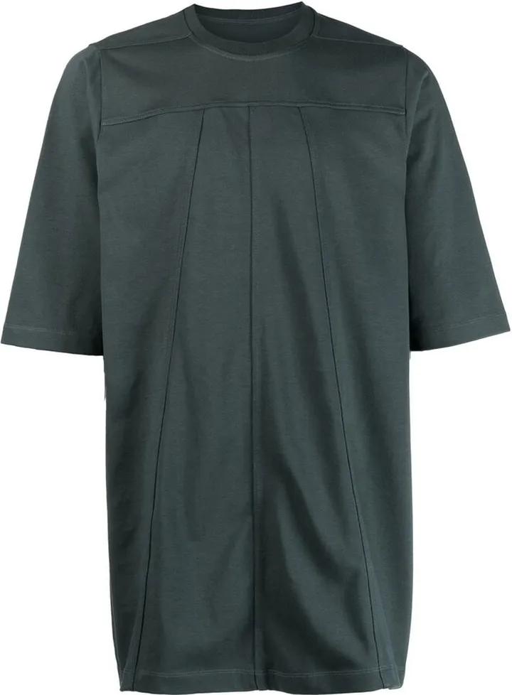 gathered cotton T-shirt