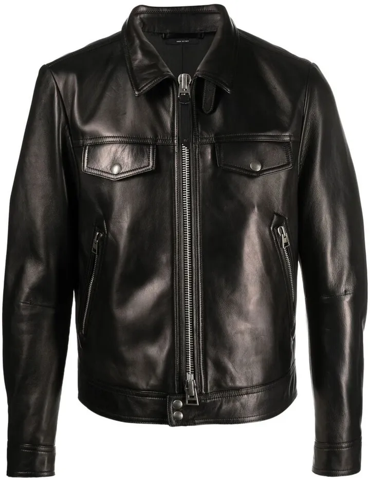 Fitted Leather Jacket