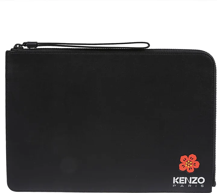 Logo-print Large Clutch