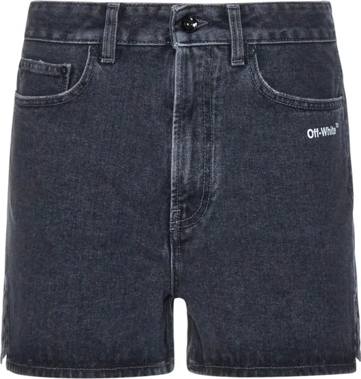Off-White Logo Printed Straight-Fit Shorts