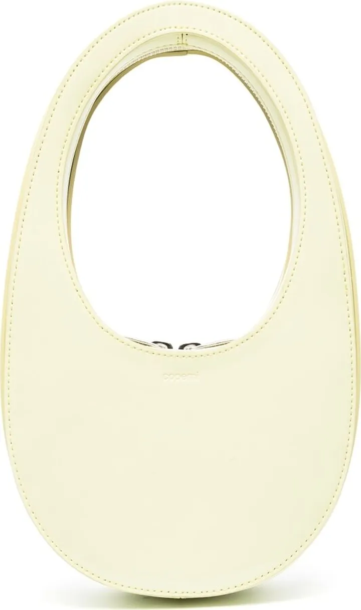 Swipe leather tote bag