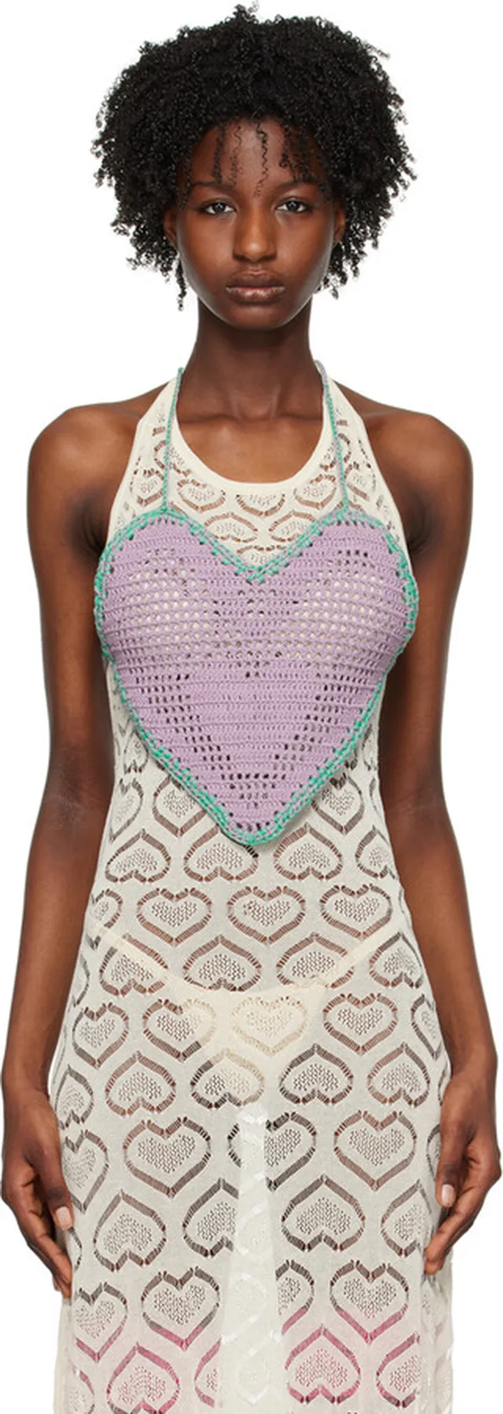 Marco Rambaldi SSENSE Exclusive Purple Heart Camisole