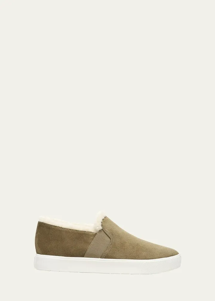 Blair Shearling Slip-On Sneakers