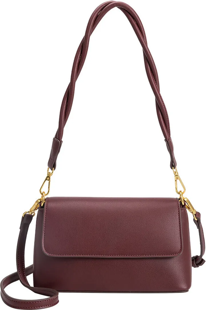 Francesca Burgundy Small Shoulder Bag