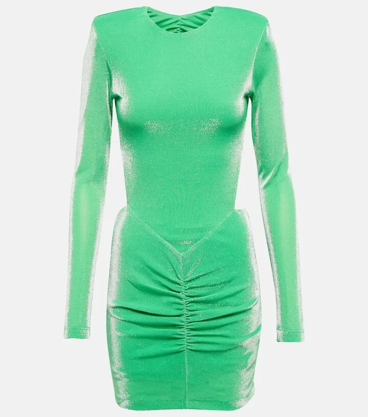 Ruched minidress