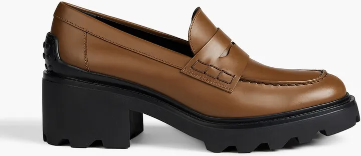 Leather loafers