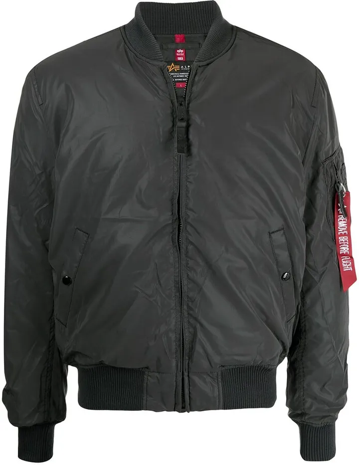 Padded Logo Bomber Jacket
