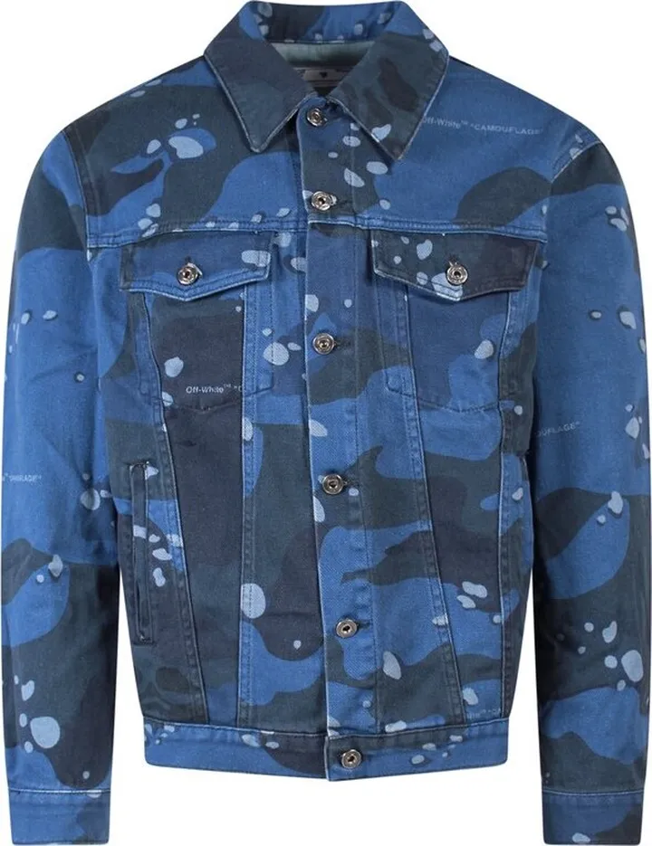 Off-White Camo-Printed Denim Jacket