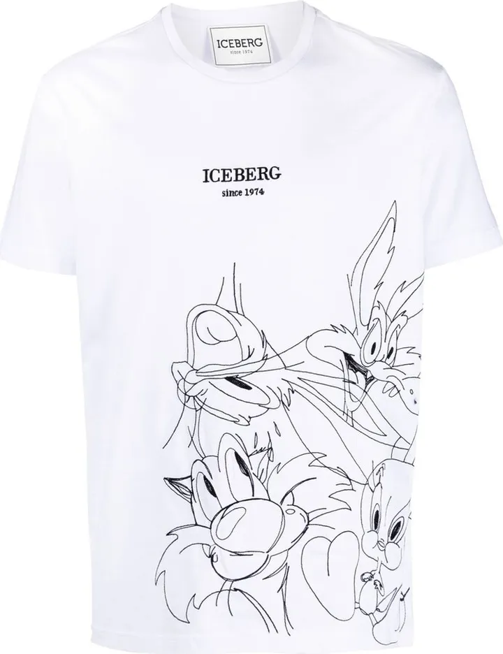 graphic-print short-sleeved T-shirt