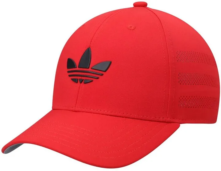 Men's Adidas Originals Red Beacon Trefoil Iii Snapback Hat