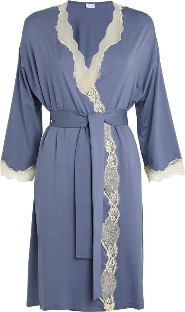 Zimmerli Lace-Trim Robe