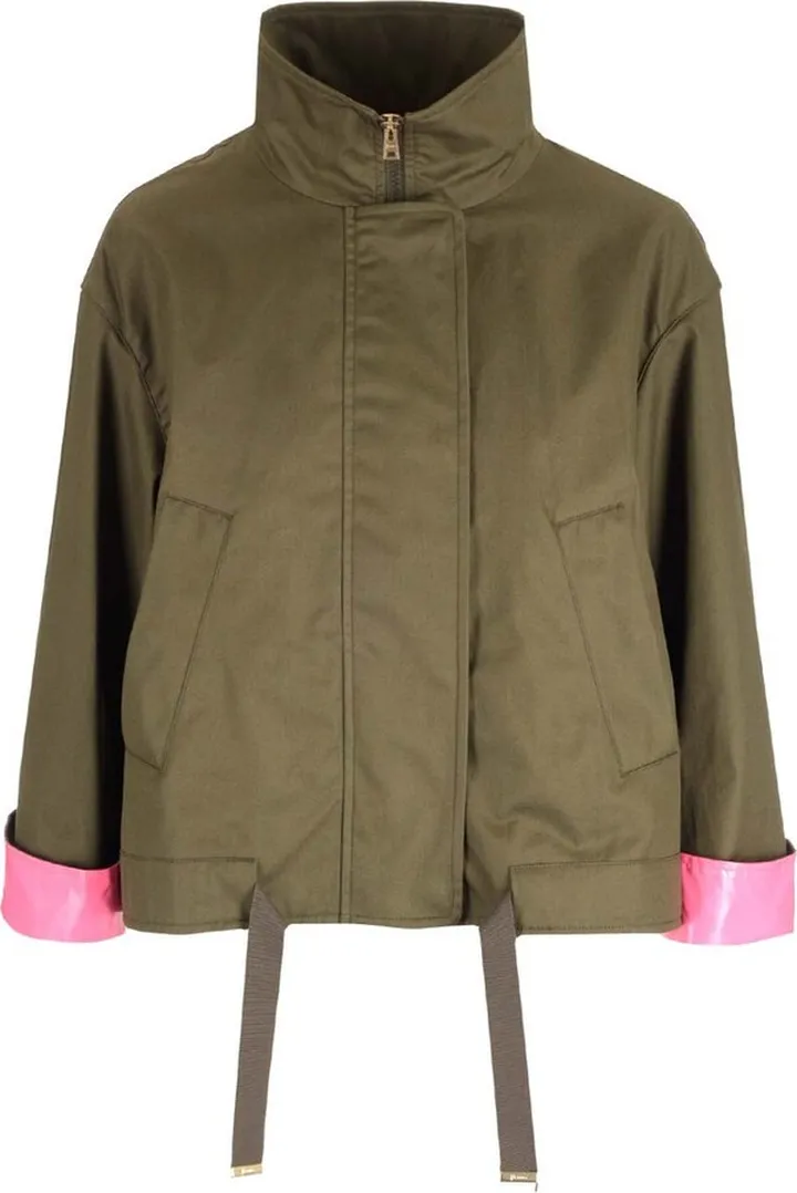 Herno Panelled Short Puffer Jacket