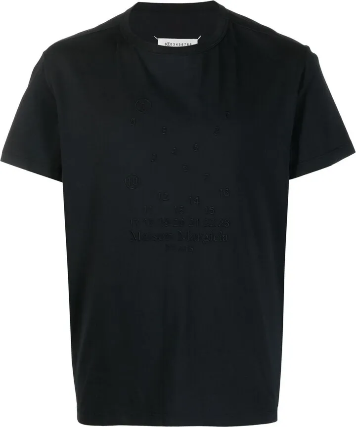 embroidered-logo detail T-shirt