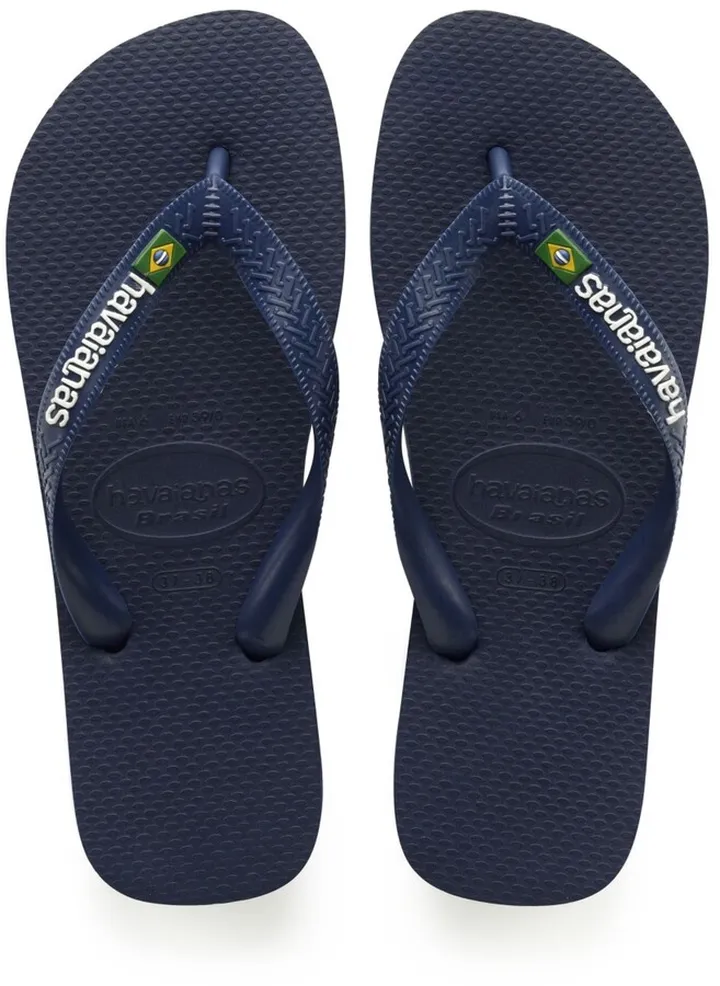 Havaianas Kids Brazil Logo Flip Flops Women's Shoes