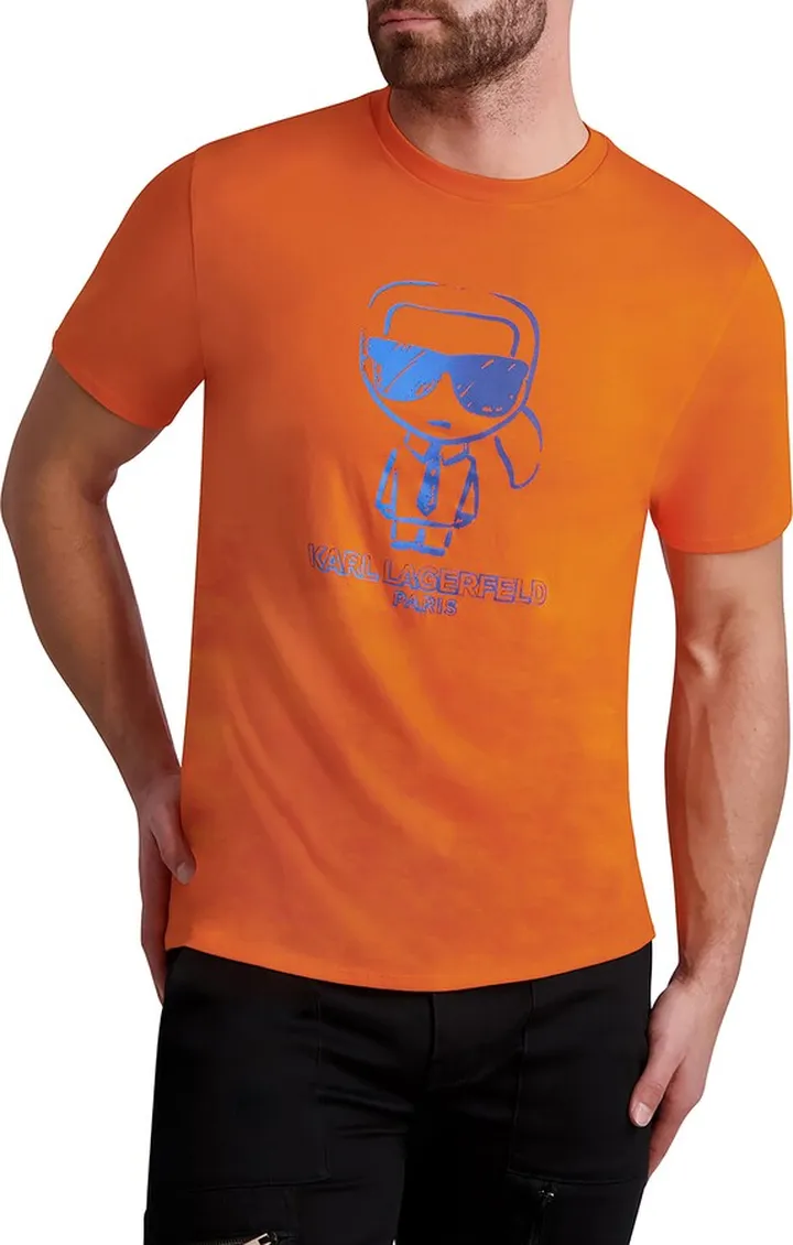 Karl Sunglasses Character Cotton T-Shirt