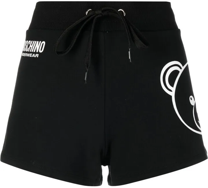 Teddy Bear cotton track shorts
