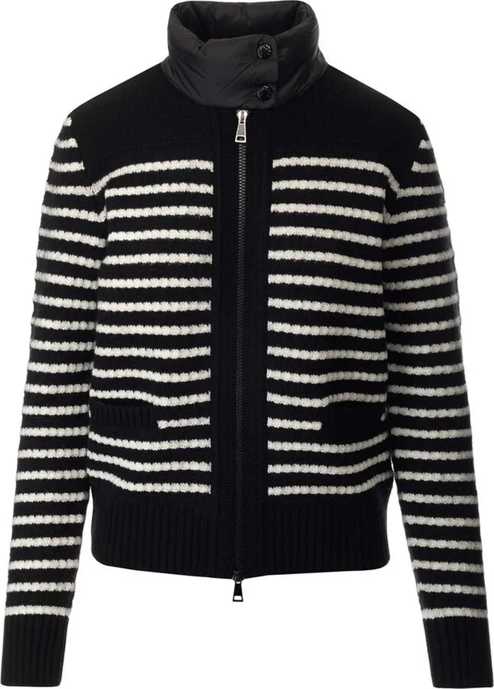 Moncler High-Neck Zip-Up Padded Jacket