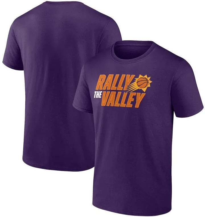 Men's Fanatics Branded Purple Phoenix Suns Hometown Collection Rally The Valley T-shirt