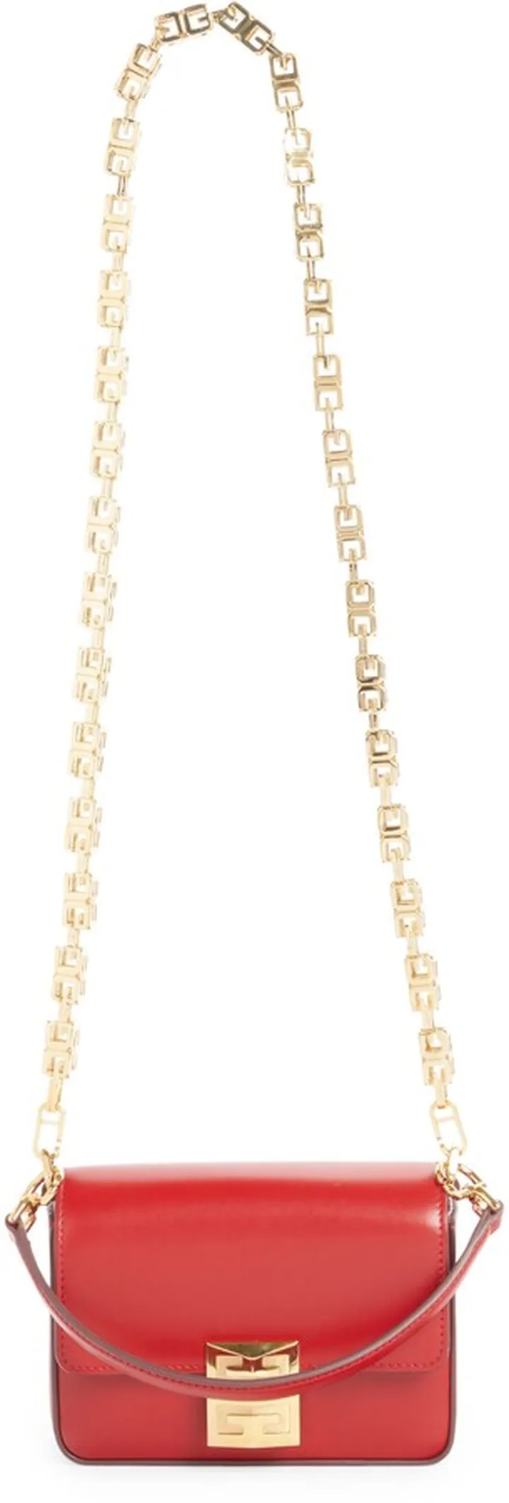 Small G-Cube Chain Leather Crossbody Bag