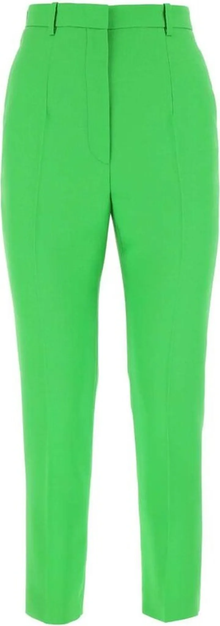 Alexander McQueen Straight Leg Pleated Pants