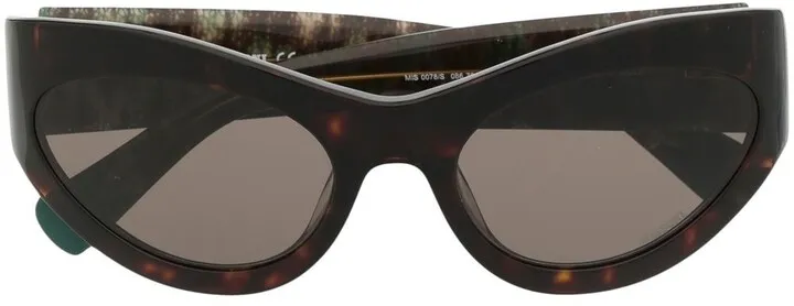 Signature-Zigzag Cat-Eye Sunglasses