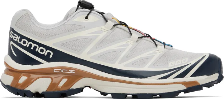 Salomon Gray XT-6 Sneakers